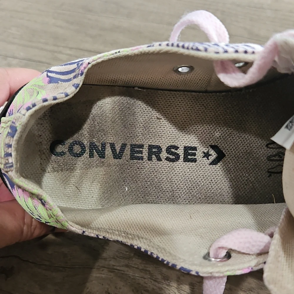 Converse Ctas Eva Lift OX Platform Low Sneakers Canvas Kid's size 3.5